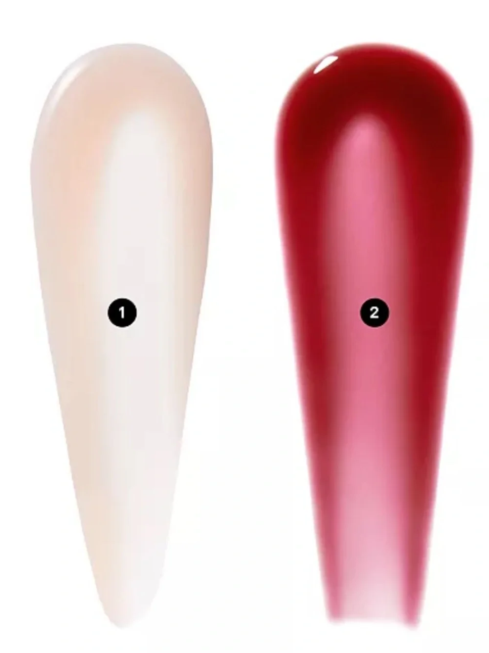 Bobbi Brown Sheer Shine Lip Serum Set - Deep Red & Clear Gloss